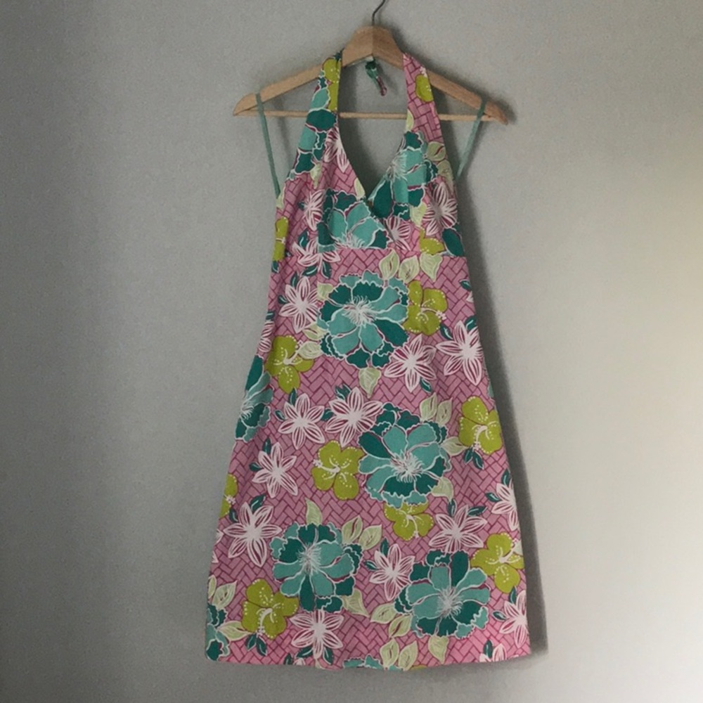 Lilly Pulitzer White Label Halter Dress